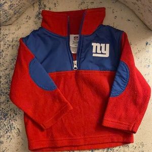 NFL NY Giants kids fleece 2T